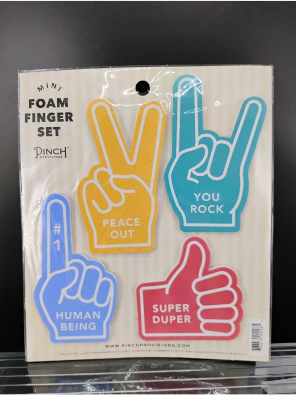 Mini Foam Finger Set By Pinch Provisions